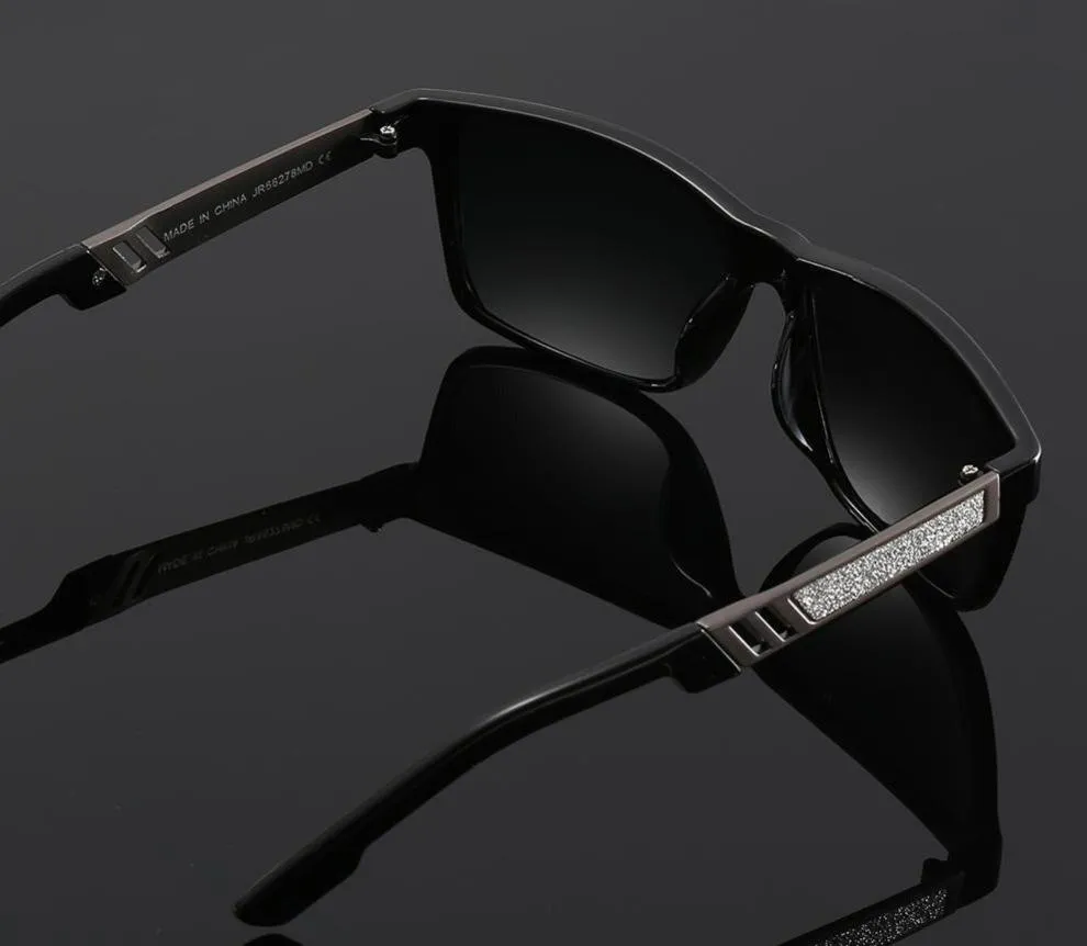 West Louis Polycarbonate Rectangle Polarized Sunglasses