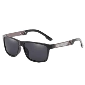 West Louis Polycarbonate Rectangle Polarized Sunglasses