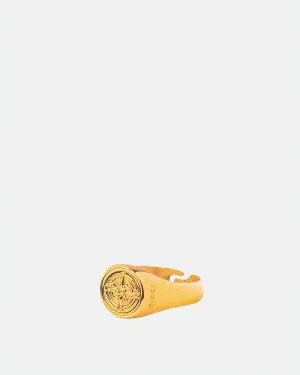 Wind Rose Ring Golden