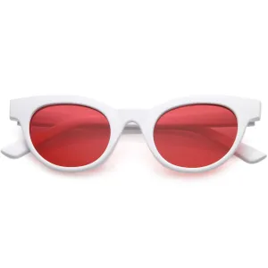 Women's Retro 1990's Small Color Tone Lens Cat Eye Sunglasses C940