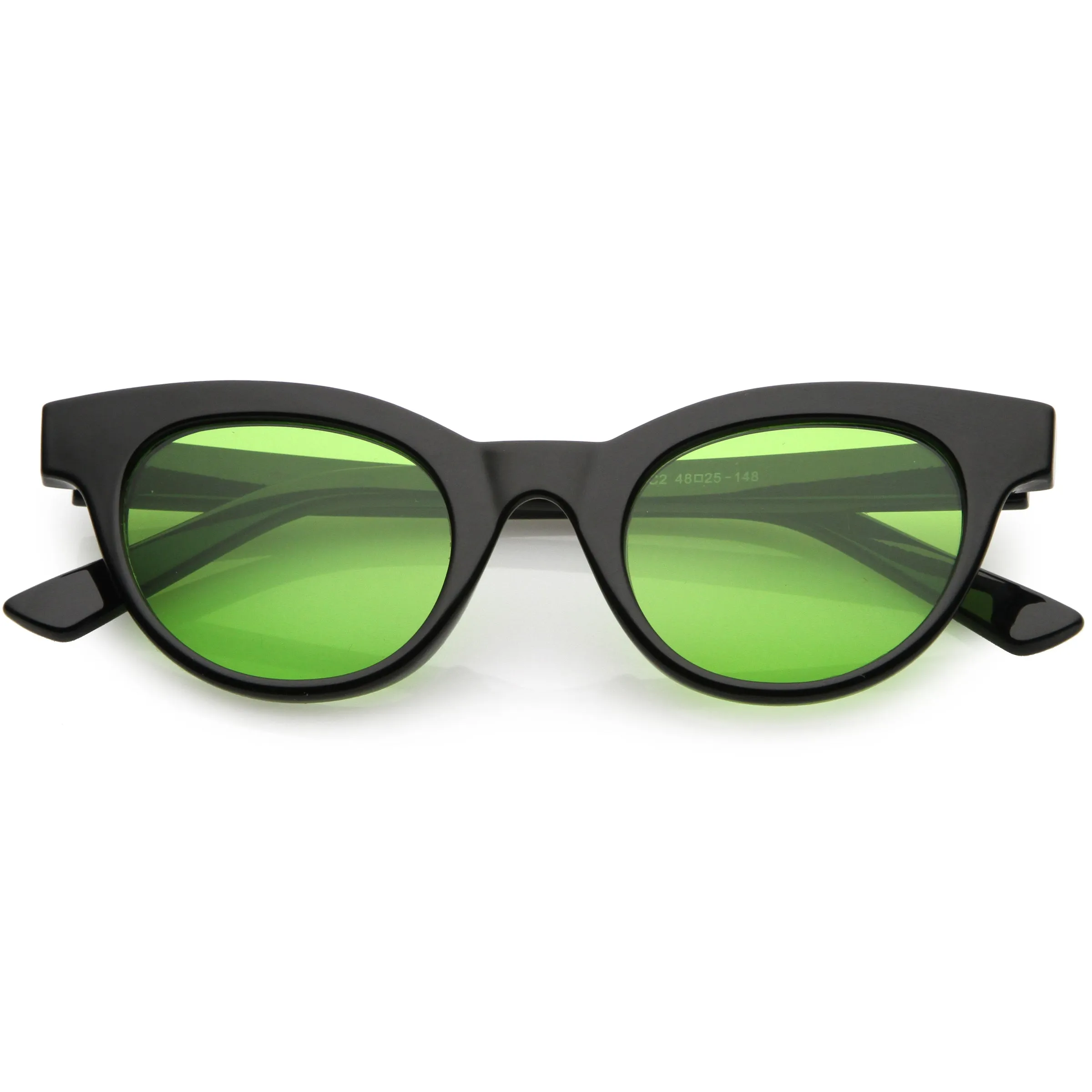 Women's Retro 1990's Small Color Tone Lens Cat Eye Sunglasses C940