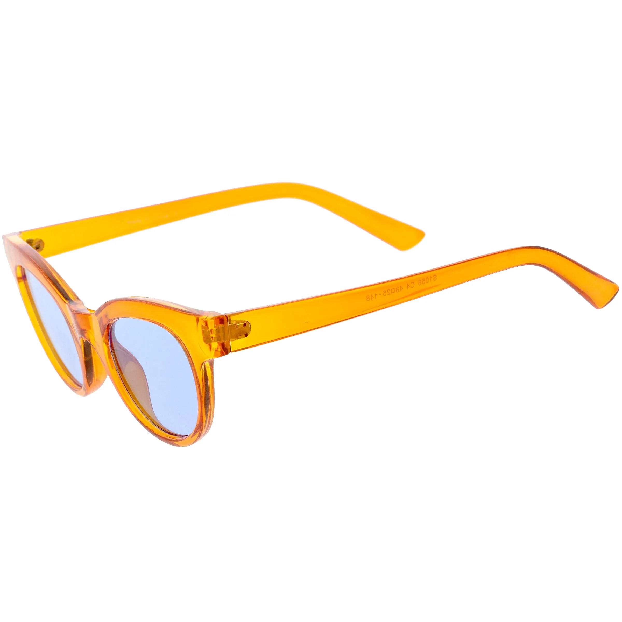 Women's Retro 1990's Small Color Tone Lens Cat Eye Sunglasses C940