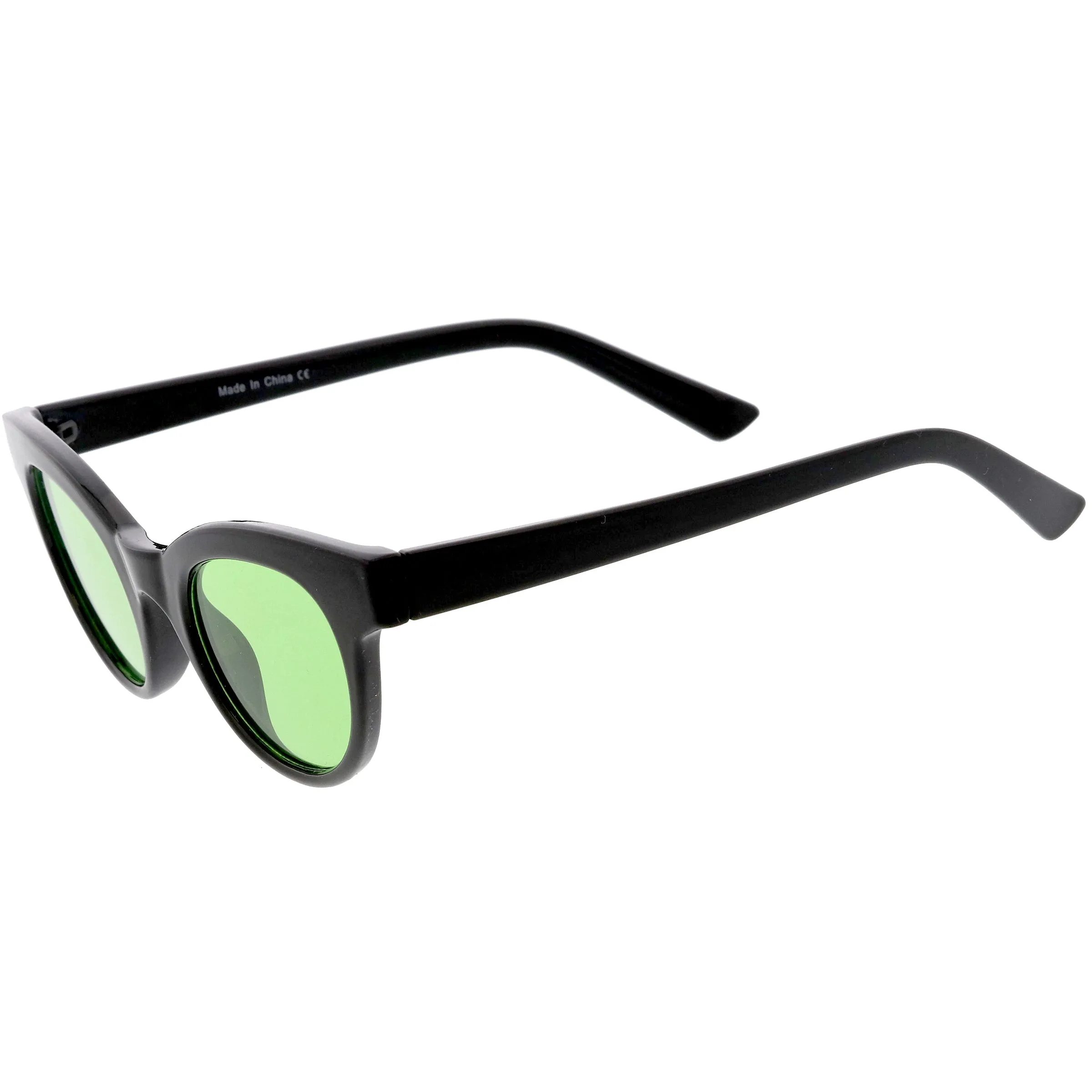 Women's Retro 1990's Small Color Tone Lens Cat Eye Sunglasses C940