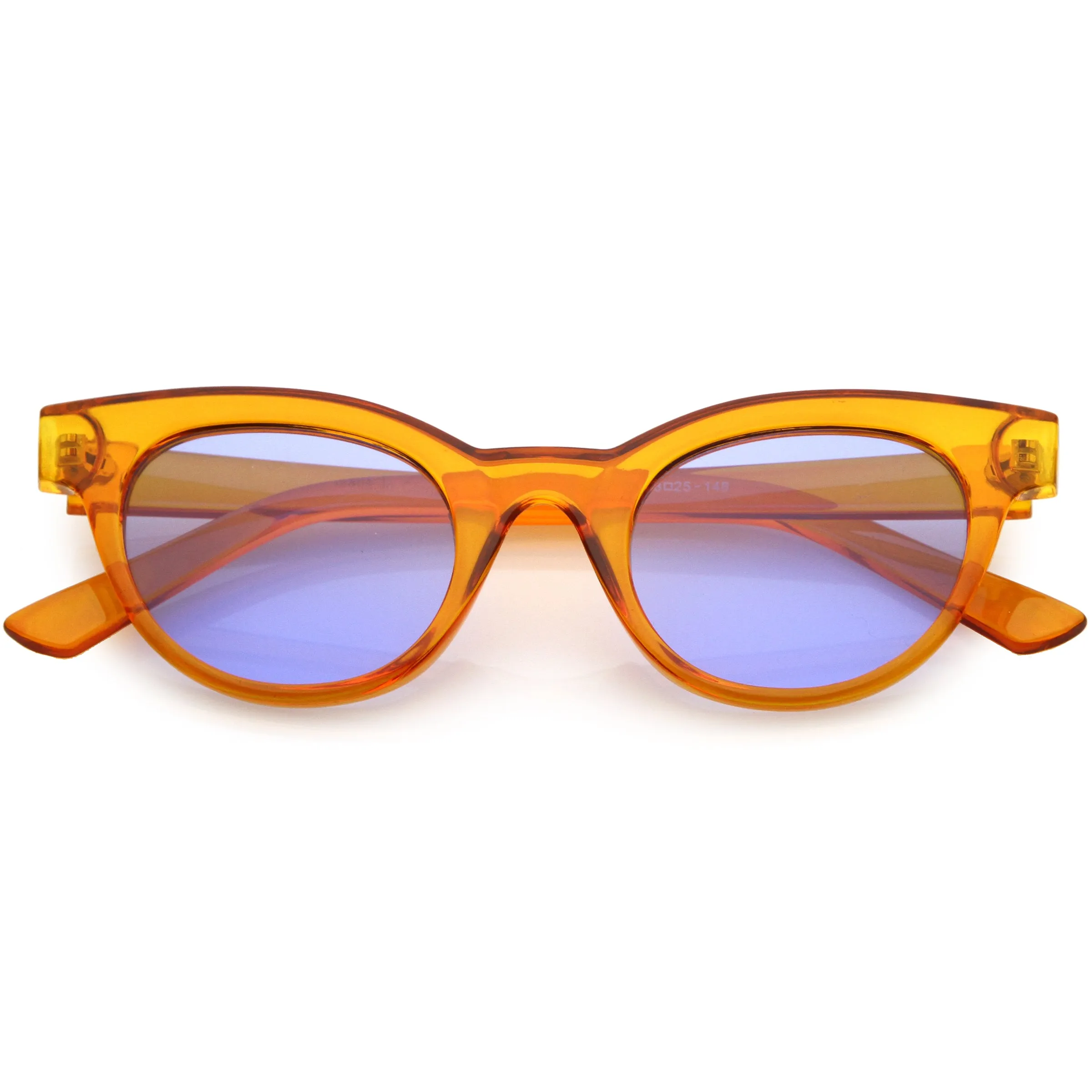 Women's Retro 1990's Small Color Tone Lens Cat Eye Sunglasses C940